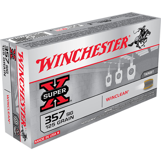 WIN WINCLEAN 357SIG 125GR 50/10 - Sale
